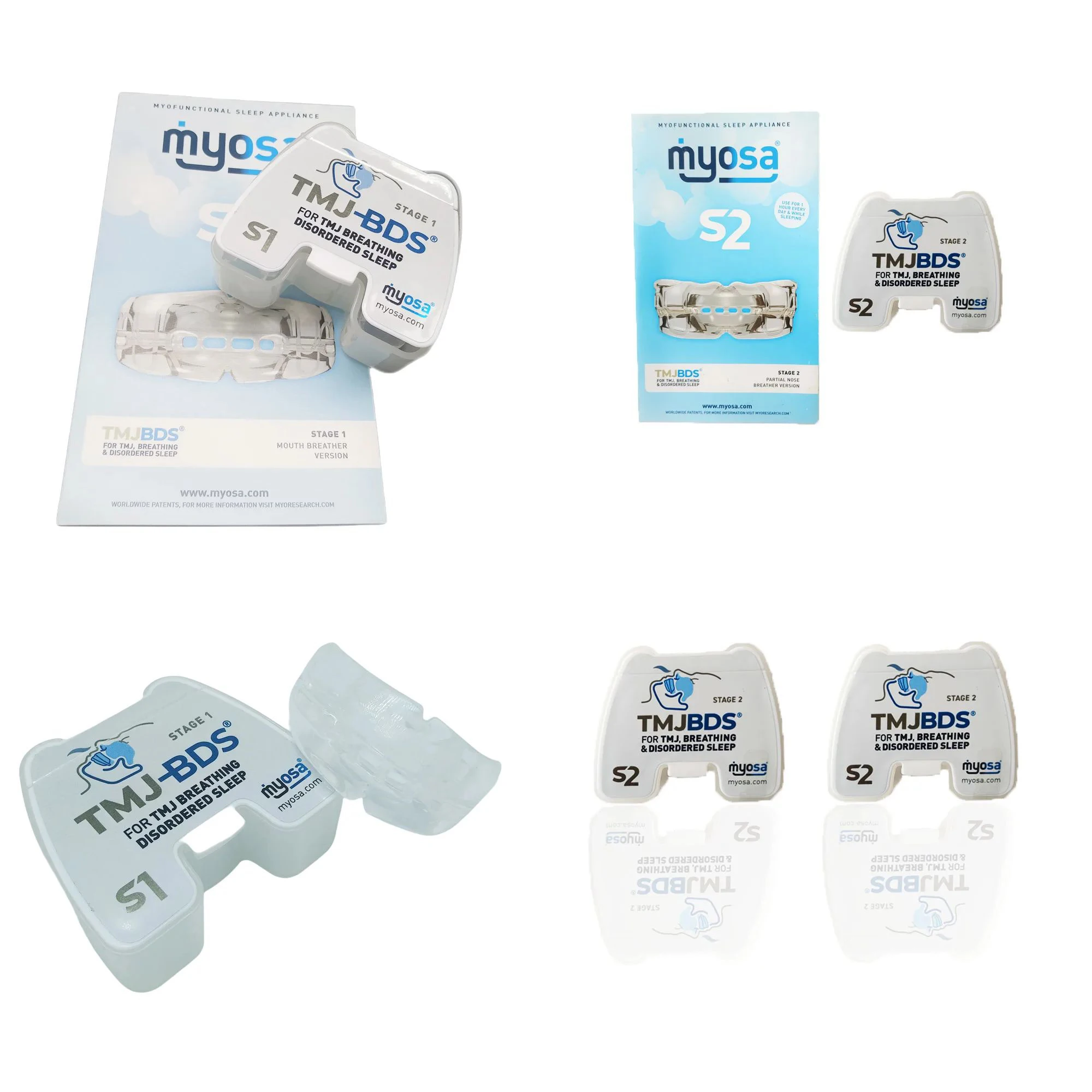 MRC S1/S2 Dental trainer S1 For Sleep Disorder Breathing /MyOSA Dental Trainer S1 For Snorers /S1 For Sleep Snorers