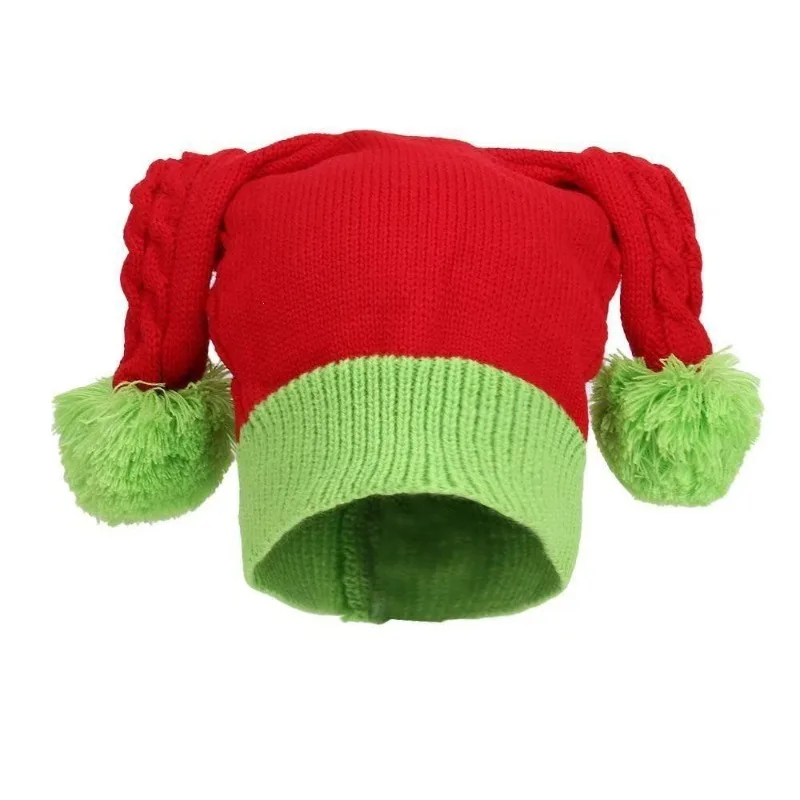 Premium Quality Comfortable Warm Knitted Beanie Hat with Pompom for Christmas Autumn Winter Decorative Holiday Outdoor Daily Use