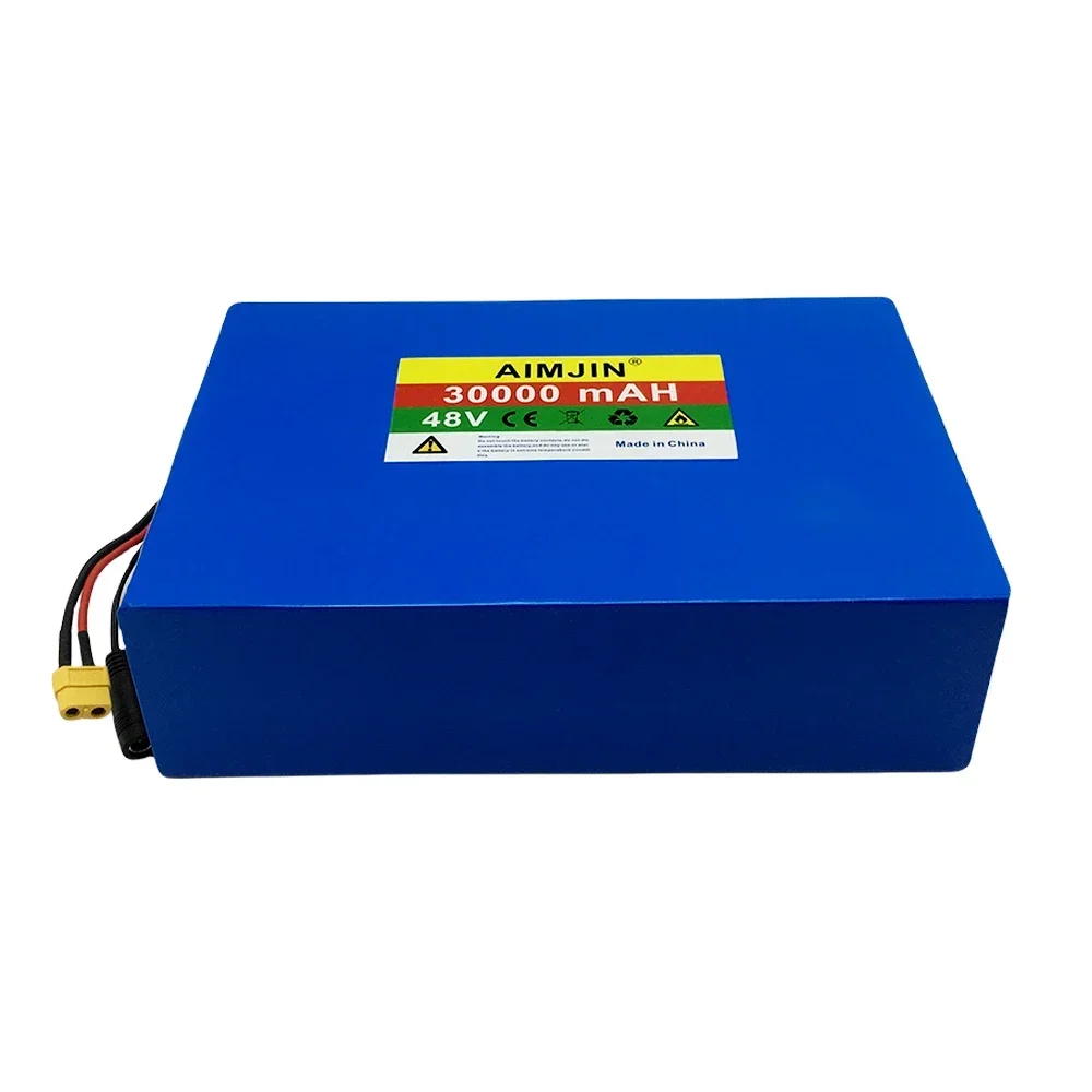 13S8P 48V 30Ah lithium battery for electric scooters, mountain bikes 250-800W+54.6V 2A charger