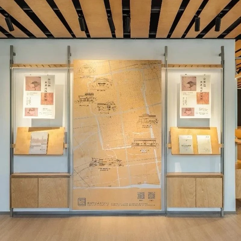 

Designer aluminum profile display cabinet Ocean panel Multi-layer display cabinet Floor-to-ceiling product display stand