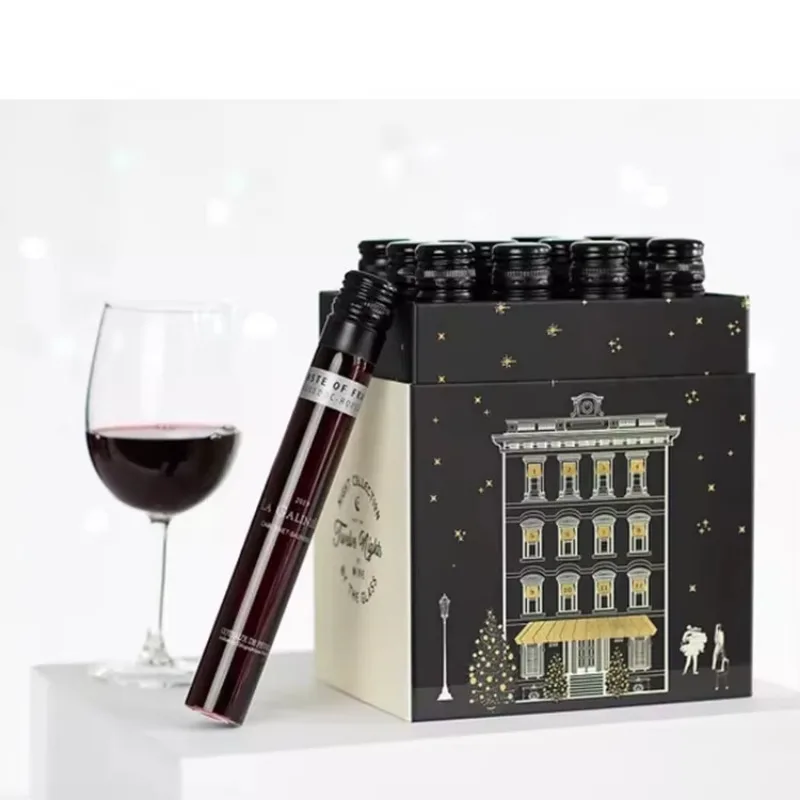 Customization.Customized Luxury Large Size Competitive Price Wine Bottle Advent Calendar Box