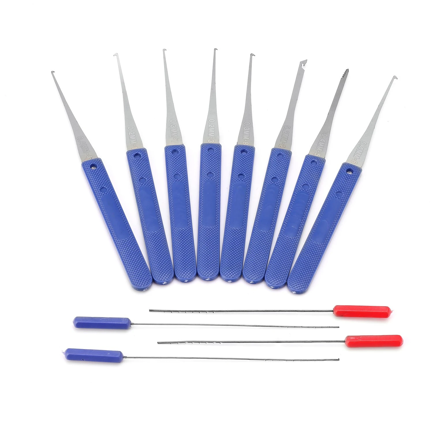 Edelstahl-Schlossöffner-Set, DIY-Handwerkzeuge, Schlosserbedarf, Schlüsselabzieher für gebrochene Schlüssel, Hakenentferner, Schlüsselabzieher