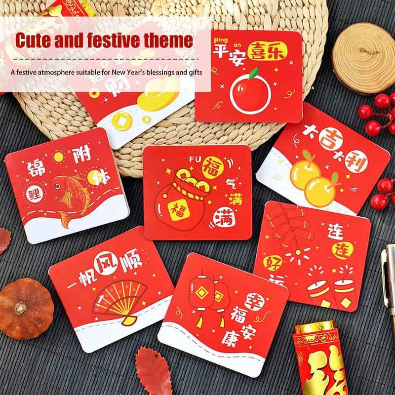 Spring Festival Greeting Card Chinese Holiday Cards For Happiness And Luck Festive And Joyful Lunar New Year Cards For Lovers