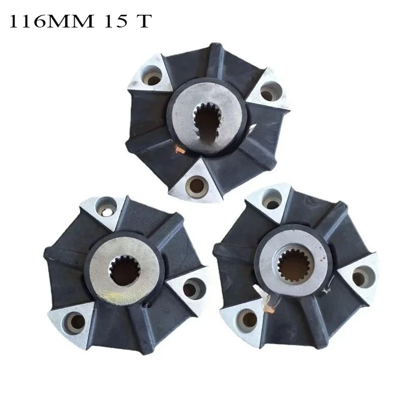 1 PCS for kubota 155 161 for Yama 25 30 50 45  Hydraulic Pump Coupling assy.Engine Connection Adhesive parts 116MM 15 TEETHS