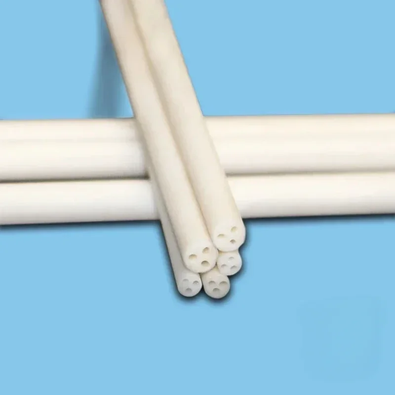 High temperature furnace tube OD*ID=3*0.5mm / 3 bores insulators / good thermostability / insulation / ceramic tube