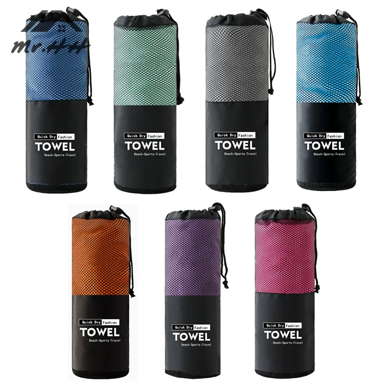 Quick-drying Sports Towel Travel Sports Quick-drying Soft Hair Towel Portable Swimming Gym Absorbent Sweat Microfiber Towel