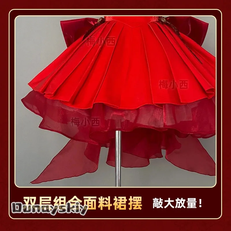 Disfraz de CyAsukaa para mujer, vestidos sexys, peluca de juego de rol, deusa de la victoria, NIKKE, vestido de noche rojo de Lolita, uniforme para niña