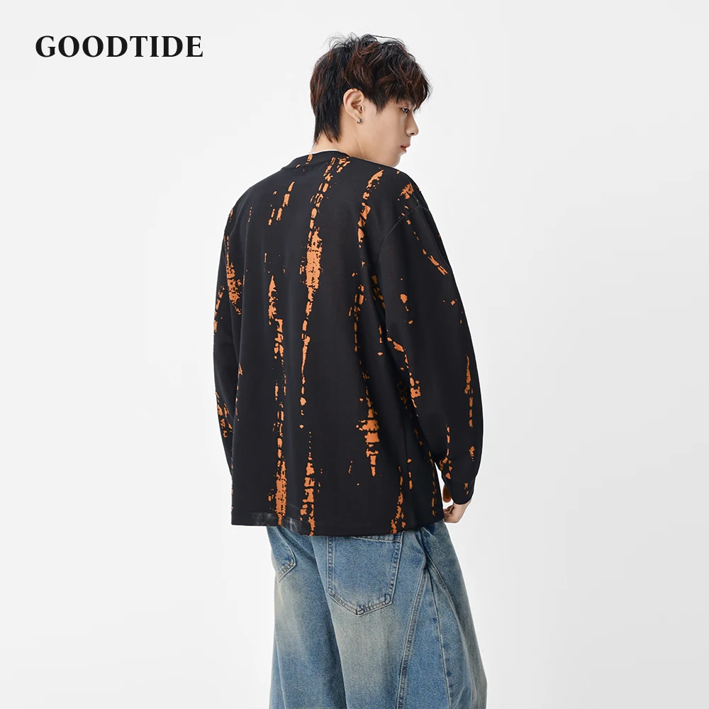 سويت شيرت رجالي كاجوال برقبة دائرية موضة شتاء 2025 نمط جديد متعثر وفضفاض - تصميم مناسب للارتداء اليومي #2