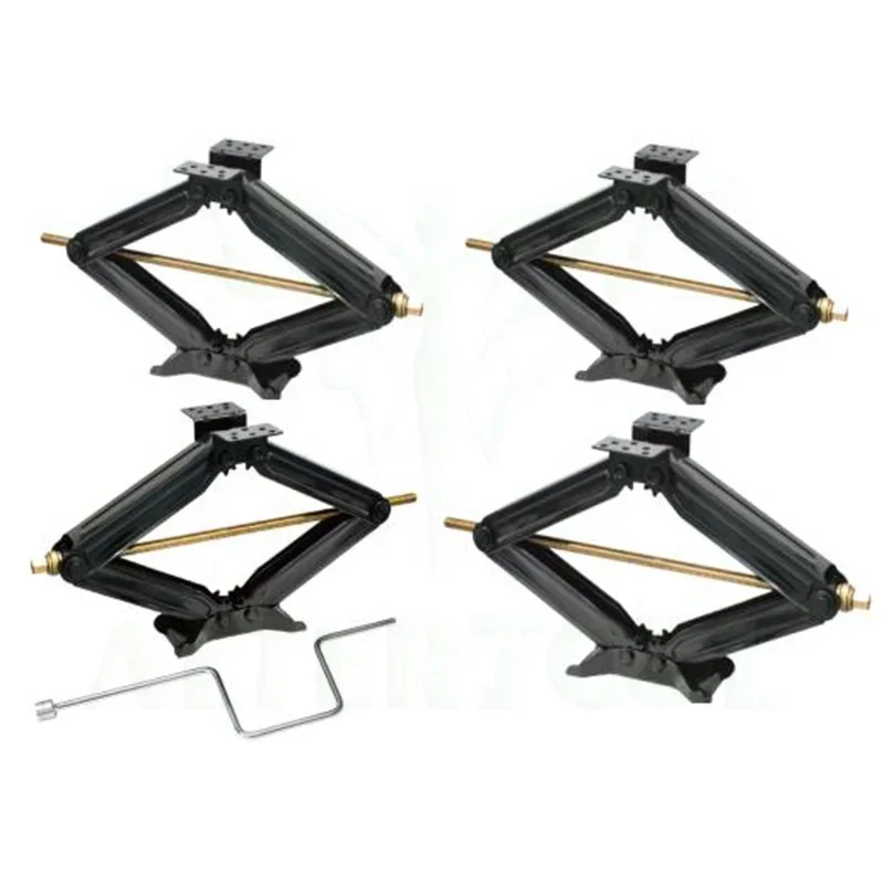 5000LBS 24 "Rv/Rimorchio Jack Stabilizzatore Auto Scissor Jack Per La Riparazione Auto Martinetti Camper a Forbice