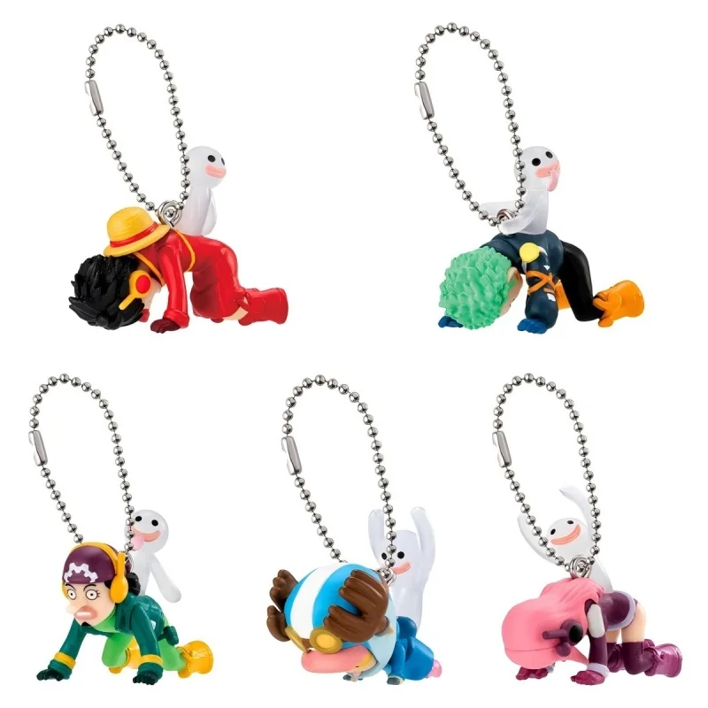 

Bandai натуральная 5 шт. Gashapon ONE PIECE аниме фигурка игрушки для детей подарок Коллекционная модель украшения