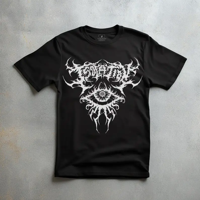 

Gothic Eye Print T-Shirt Wierdcore Dreamcore Aesthetic Clothing Avant-garde Psychedelic Shirt Horror Electronic Women's Top