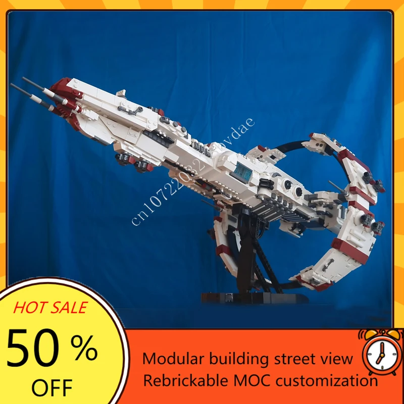 

4759PCS Stratios-Sisters of EVE Cruiser-EVE Online Space War Military MOC SpaceShip Battle Model Custom Puzzles Education Gift
