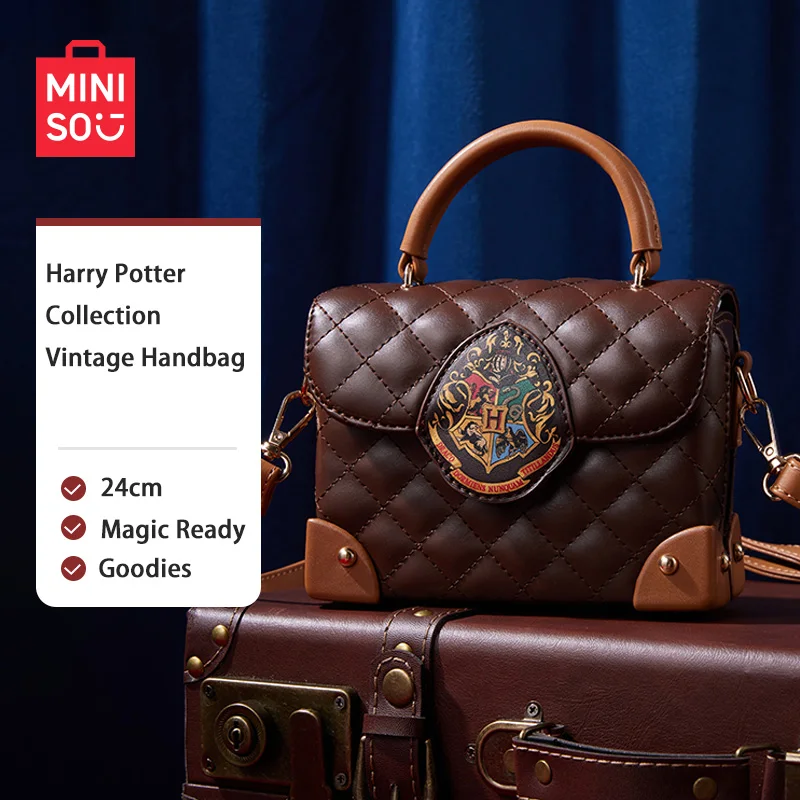 MINISO Nameko Harry Potter series vintage handbag crossbody bag peripheral daily handbag portable