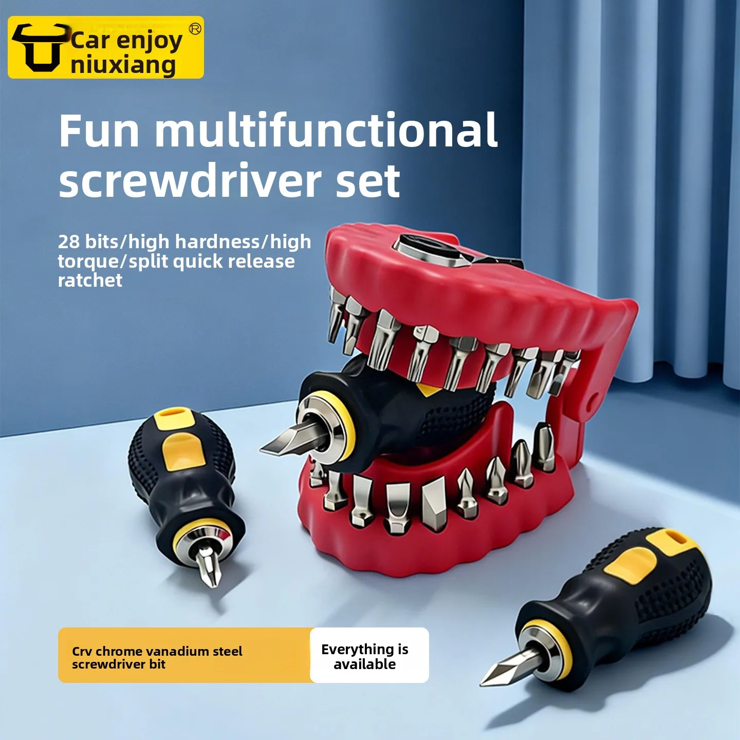 

Многофункциональный удобный набор отверток для трансграничной торговли, высокопрочный набор отверток 30 в 1 с набором насадок-ключей