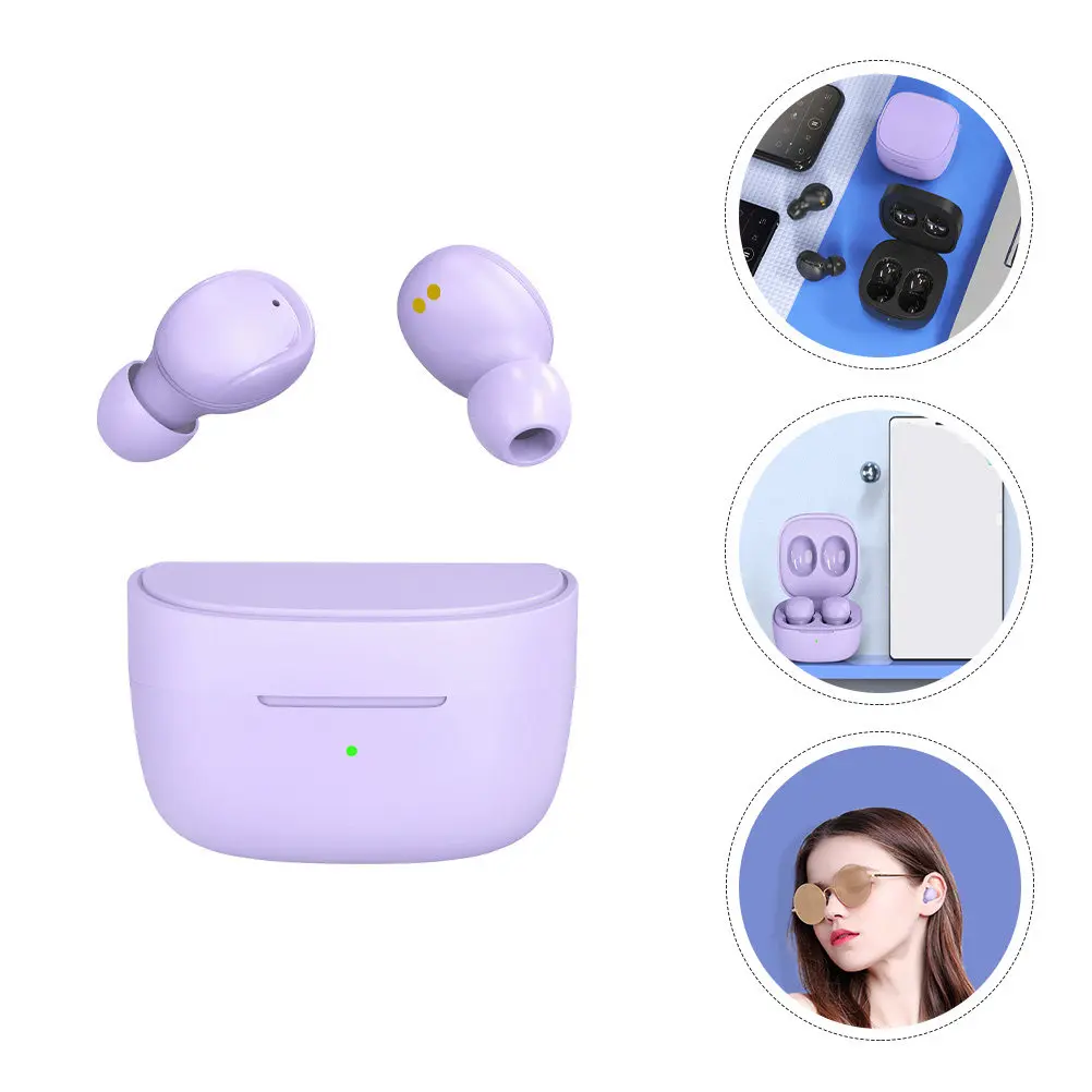 

1 комплект наушников, легкие беспроводные наушники-вкладыши с сенсорным управлением для занятий спортом и длительного использования