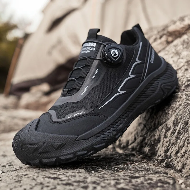 Designer New Men Elastic Running Shoes Trend Brand Breathable Platform Tennis Sneakers Outdoor Man Hiking Sport Shoes Zapatillas