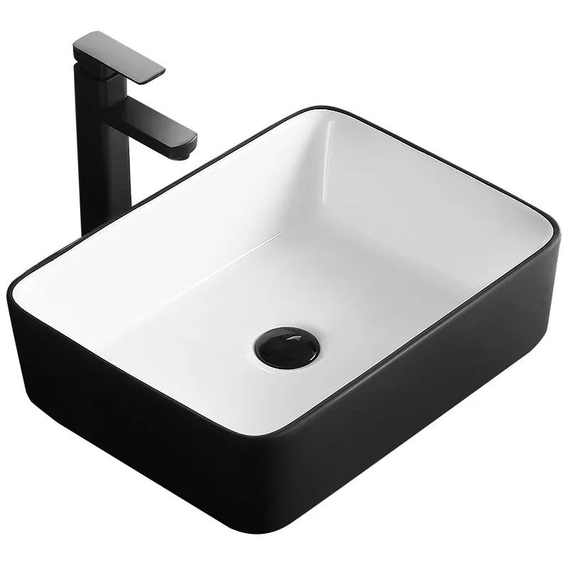 Cx counter basin hand washing Nordic household ceramic bathroom art black small size washbasin