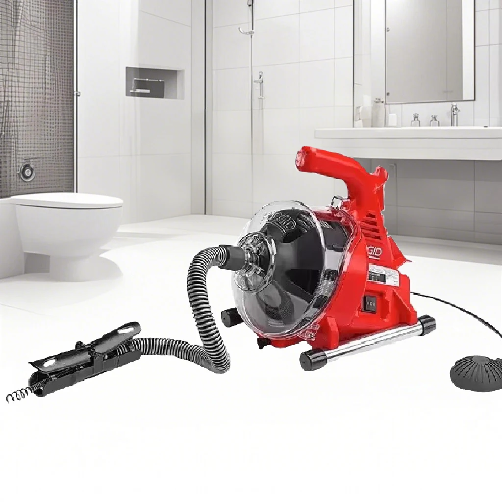 220V Electric Sewer Pipe Dredging Machine Handheld Automatic Toilet Kitchen 19-28MM Pipe Cleaning Machine Pipe Dredger Cleaner