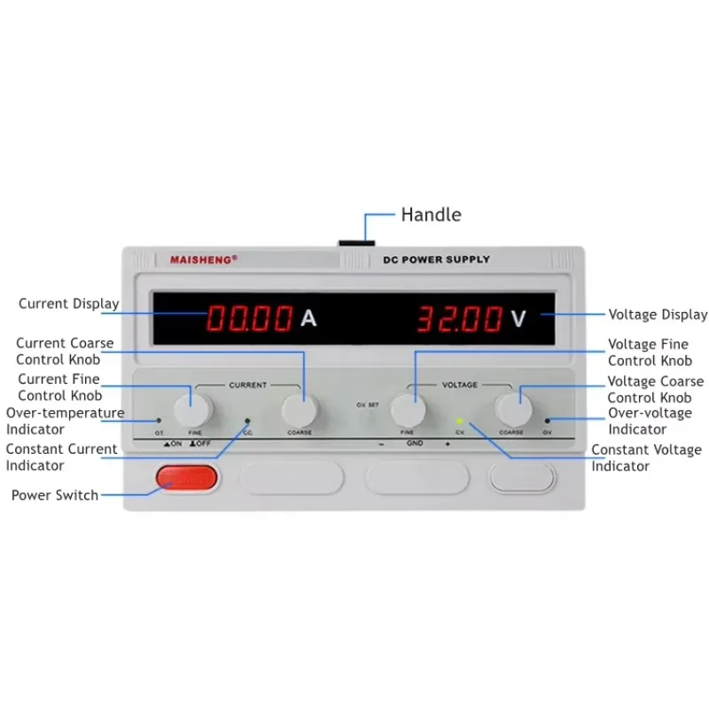 

【HOT】MP8060D (0-80V 0-60A) 4800W High Power Adjustable DC Regulated Power Supply for Laboratory/Industrial Aging Test