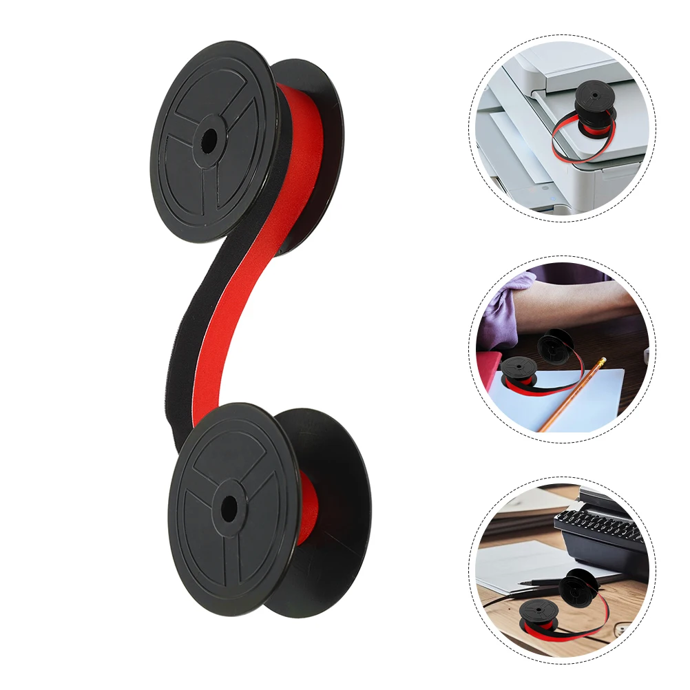 

2pcs Typewriter Ribbon Replacement Dual Roller for Vintage Models Wear Resistant High Performance Printer
