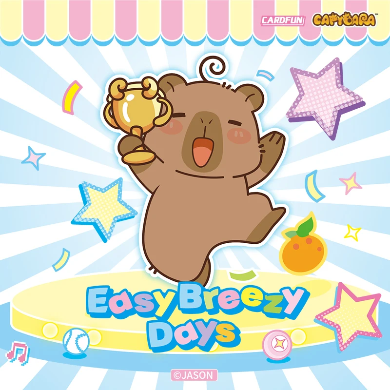 

20 Packs CARDFUN Capybara Collectible Card TGC CCG Trading Cards Kawaii Boy & Girl Birthday Gifts Adorable Cards