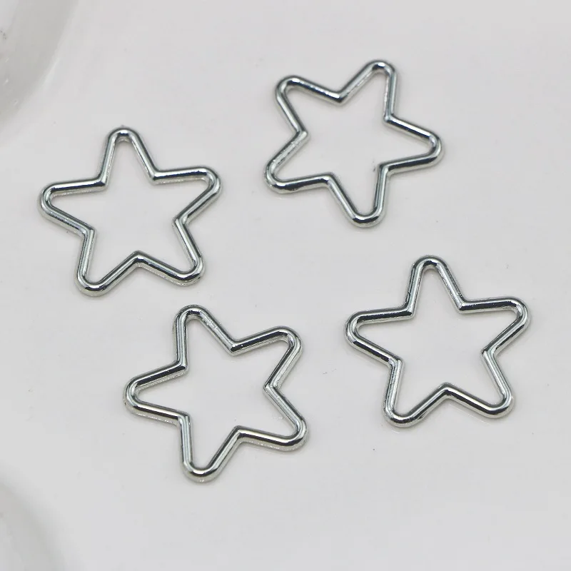 

5pcs Geometry Zinc alloy Charms Heart Star Shape pendant DIY Car Key Toy Pendant Making Wholesale