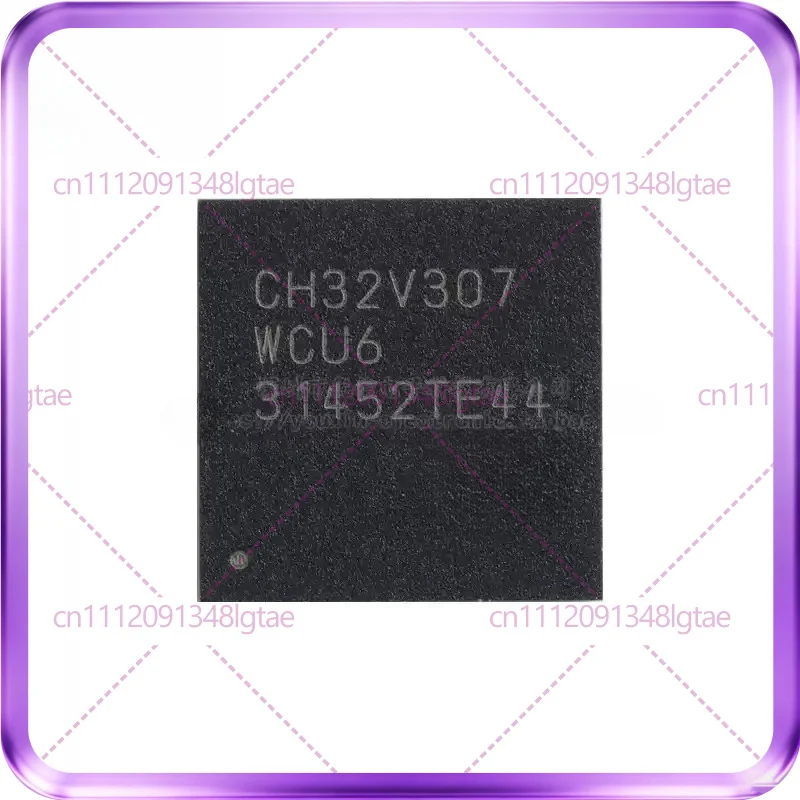3pcs CH32V307WCU6 QFN-68 RISC-V Core 32-bit Microcontroller-MCU
