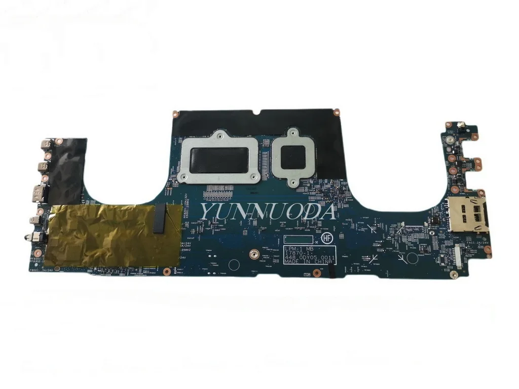17870-1 For Lenovo ThinkPad X1 Extreme 1st Gen Laptop Motherboard 448.0DY04.0011 With I5 I8 CPU GTX1050Ti GPU  100% Tested