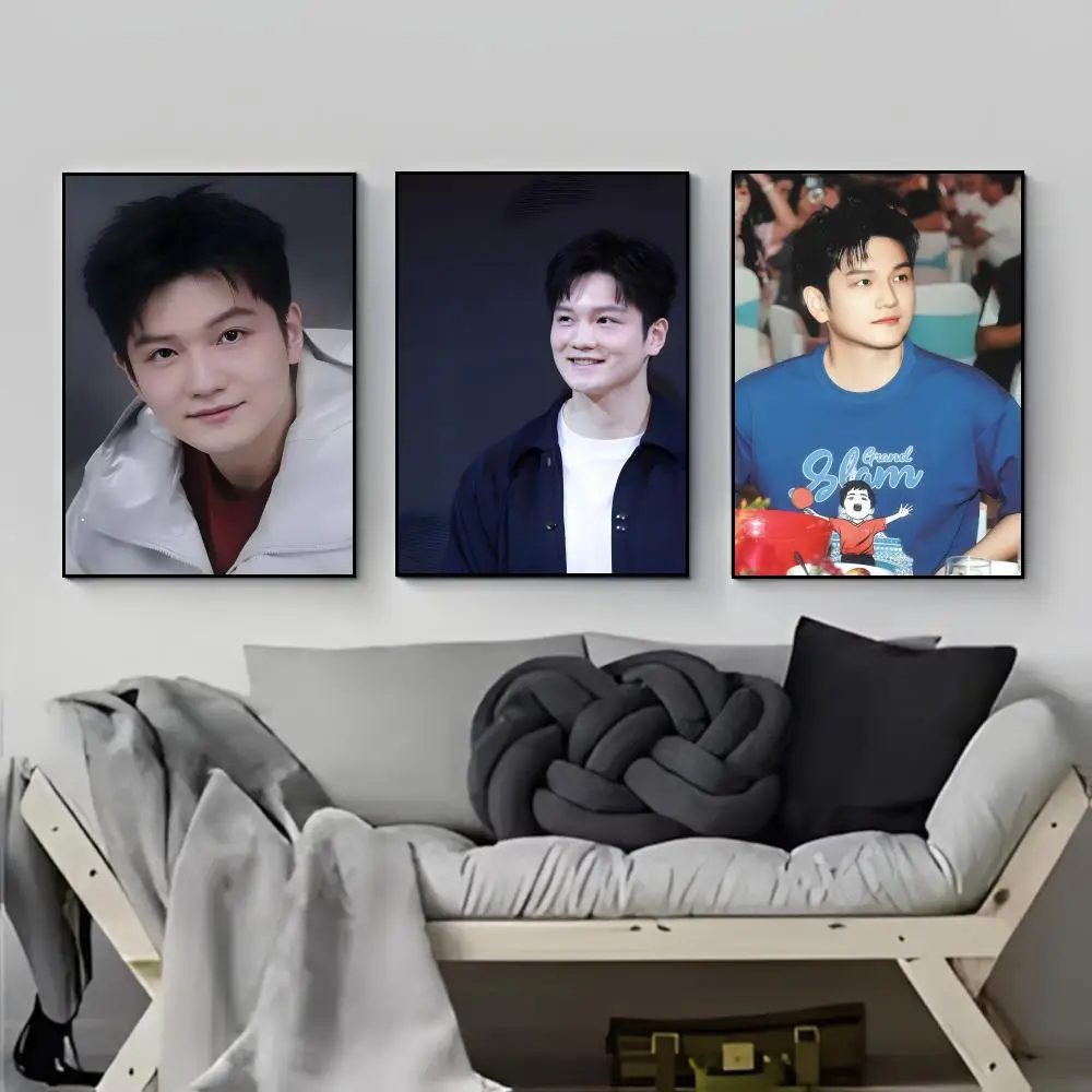 Dynamic Athletic F-Fan Zhendong Table Tennis Champion Vibe Poster HD  Waterproof Wall Sticker Bar Living Room Decor Gift