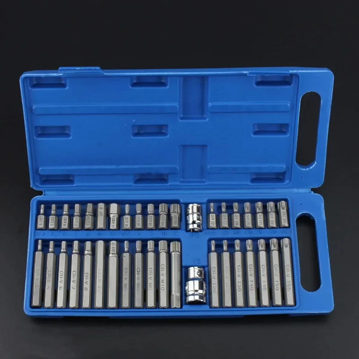 40 Pieces Torx Star Spline Hex Socket Bit Set Tool Kit Precision Screwdriver Bit Garage Tools Equipment For Car Auto Repair