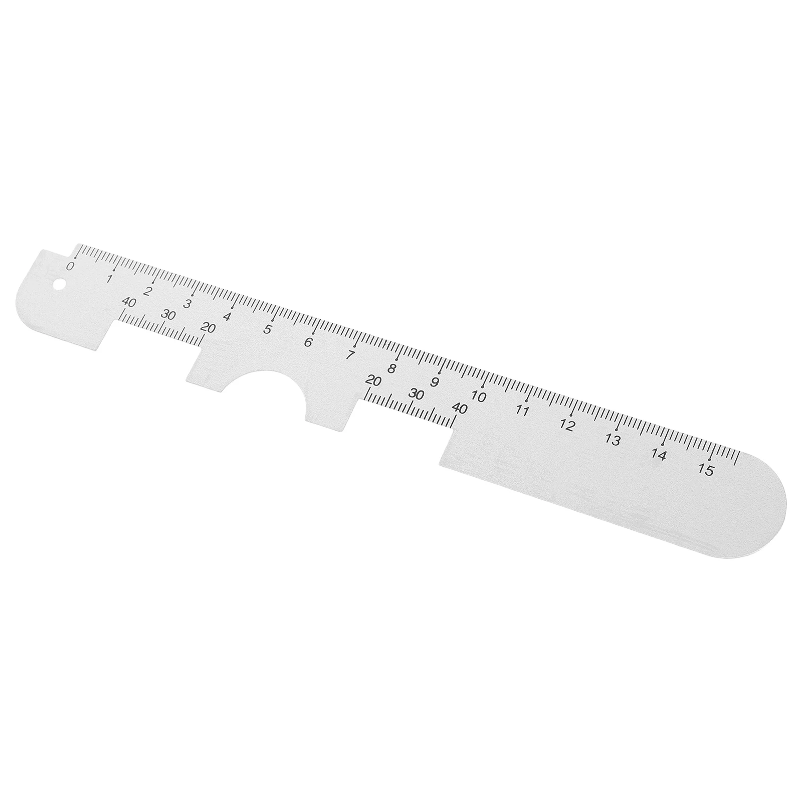 

Aluminum Pd Ruler For Optometry Equipment Pupil Distance Measuring Tool Dual-Sided Scale Millimeter Inch Compact Durable Optical