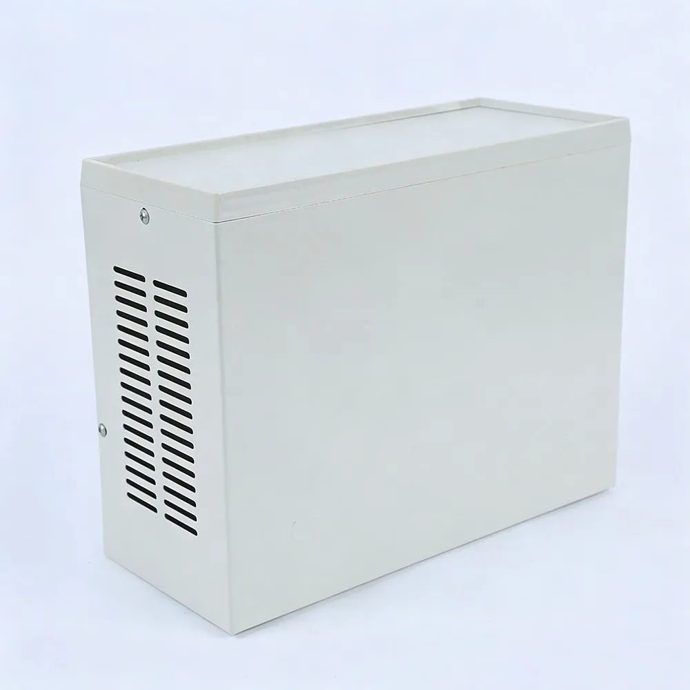 

New 260*200*110mm Enclosure Project Case Plastic&Iron Grey Electronics Enclosure Box Outdoor Indoor Housing Box