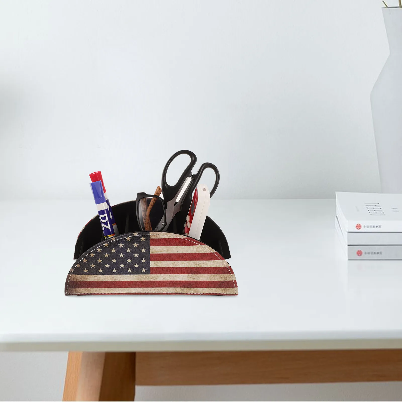 

Desktop Organizer Storage Box Multi-Grid Multipurpose Remote Control Holder Sundries Container Home Essentials Storage