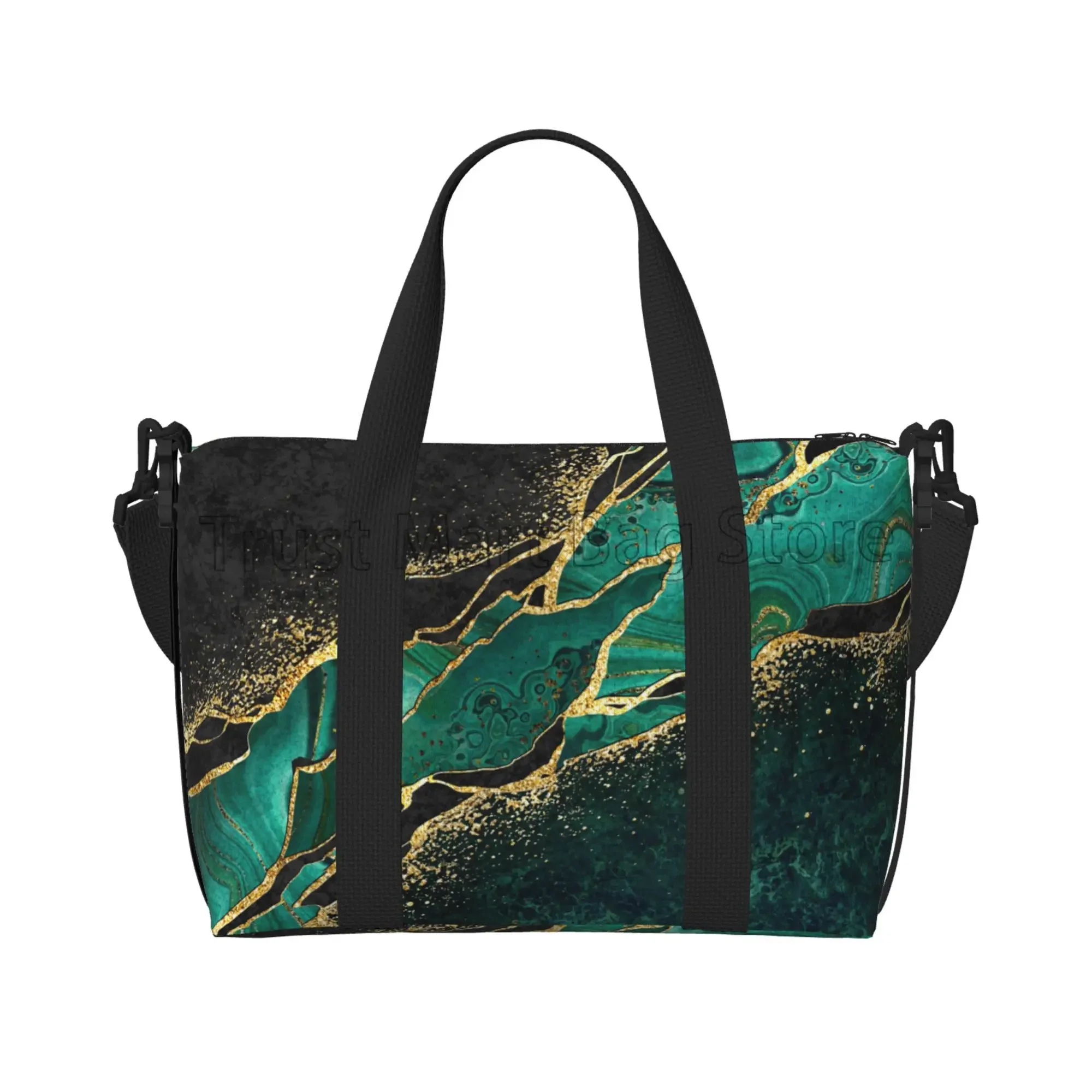 

Зеленые, золотые, мраморные дорожные спортивные сумки, повседневная сумка для тренировок, унисекс, портативные водонепроницаемые сумки-тоут, ночная сумка для выходных