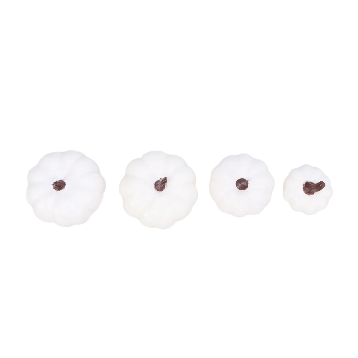 

12pcs Simulation Pumpkin Decoration Halloween Party Decor Home Use Artificial Foam Lightweight Bright Color
