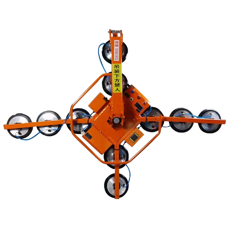 

New Electric Easy Operate Vacuum Glass Suction Crane Lifter For Loading Glass Curtain Wall With 1000kg Sheet Metal
