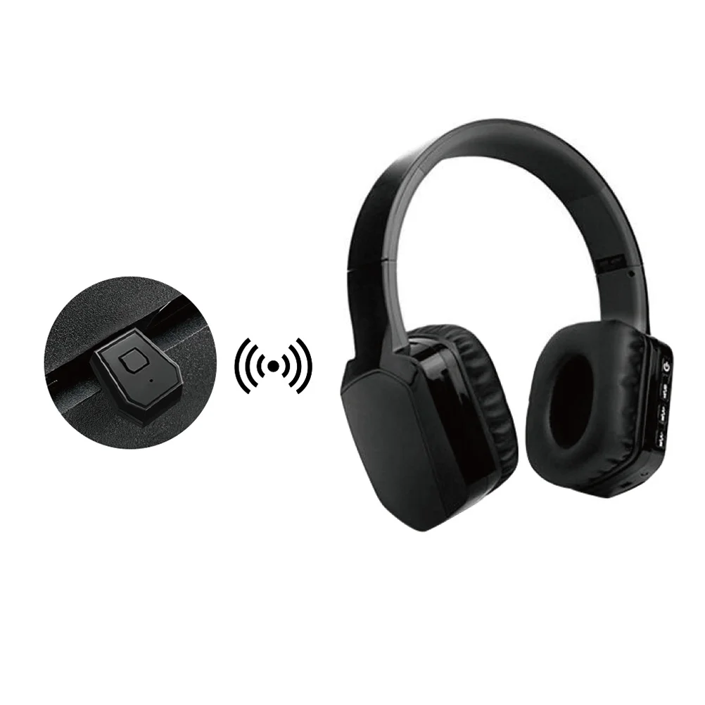 

Wireless USB Adapter Black Transmitter Headsets Receiver Headphone Dongle Game Machine Wireless Mic Support Chat