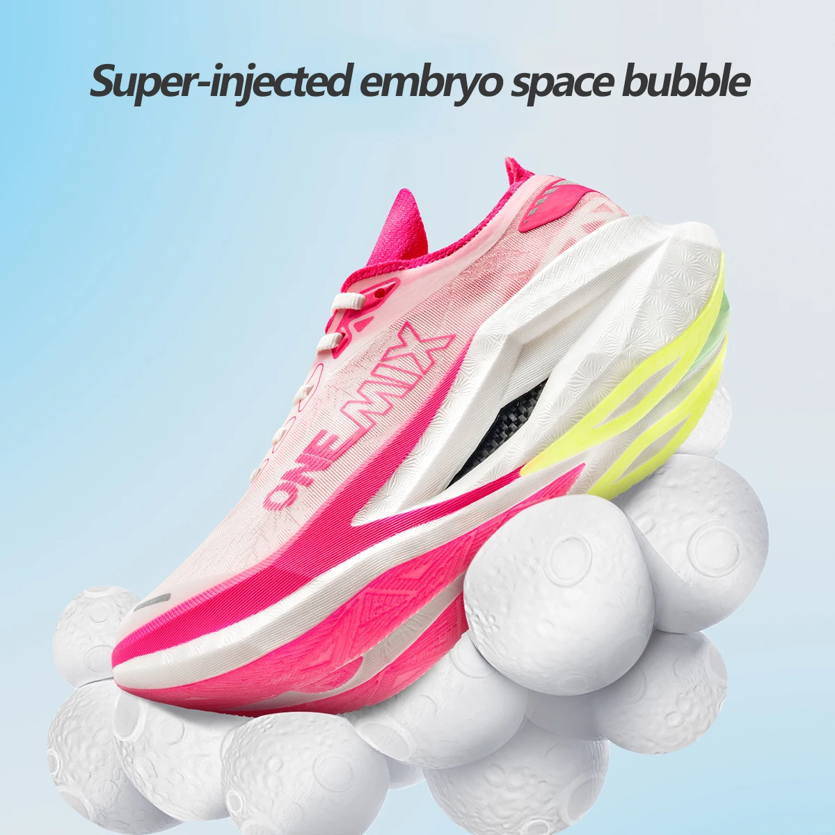 

ONEMIX Trail Running Shoes Men's Sports Sneakers Walking Hiking Breathable Mesh Athletic CARBON FIBER PLATE Professional Shoes