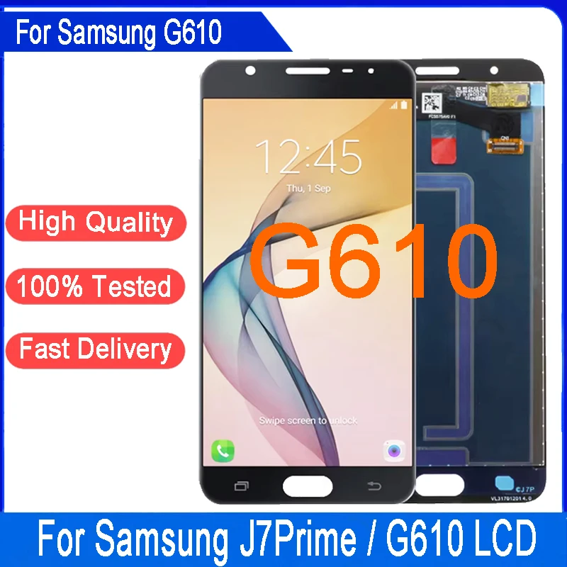 5.5''LCD For SAMSUNG J7 Prime LCD Touch Screen G610 G610F G610M on7 2016 Display Touch Screen Digitizer For SAMSUNG J7 Prime LCD