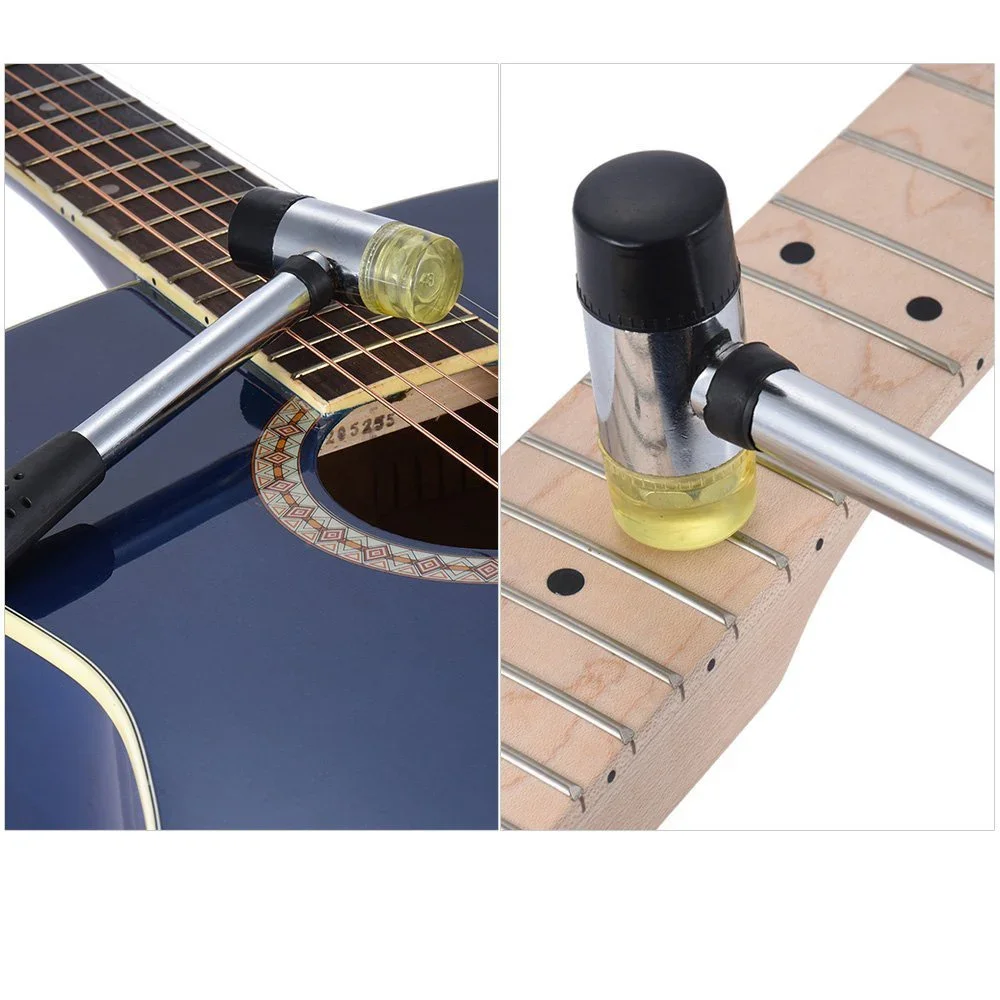 

Professional Guitar Bass Fret Hammer Rubber Mallet Musical Instrument Repair Tool for Guitars And Basses