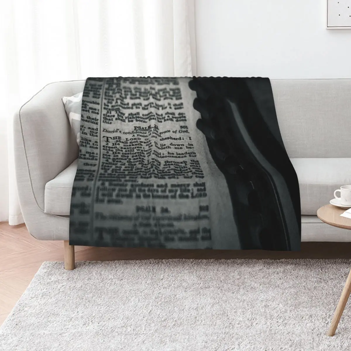 Psalm 23 Throw Blanket Blankets For Bed Soft Soft Big Loose Tourist Custom Blankets