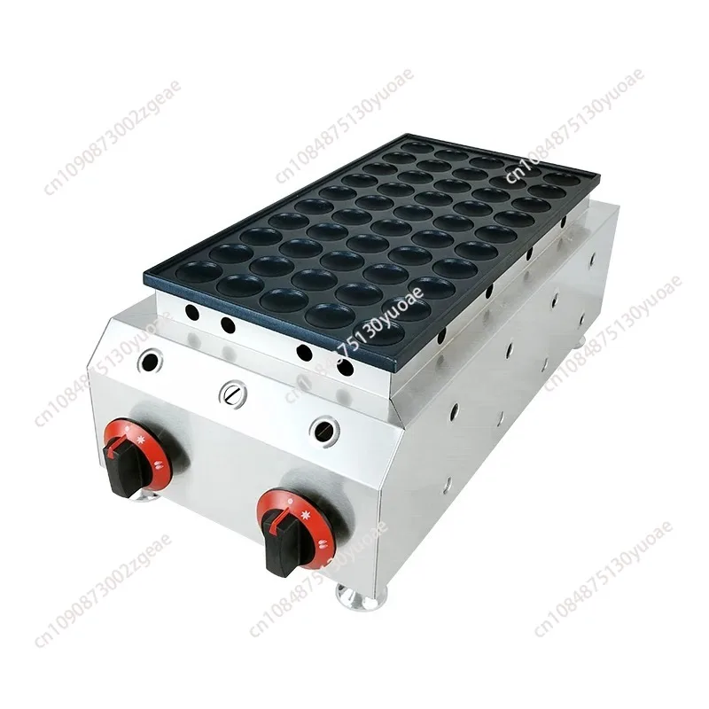 Gas Mini Pancake Waffle Maker 50/100 Holes Poffertjes Grill Machine Portable Outdoor Cooking Pancake Maker Machine