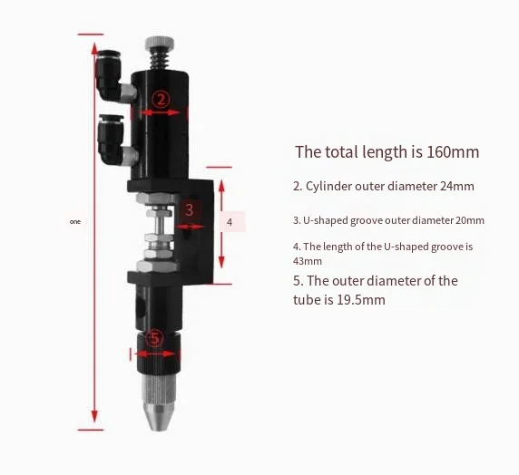 

HMJQ-19 Precision Single Liquid Dispensing Valve High Quality Pneumatic Control Thimble OEM Customizable
