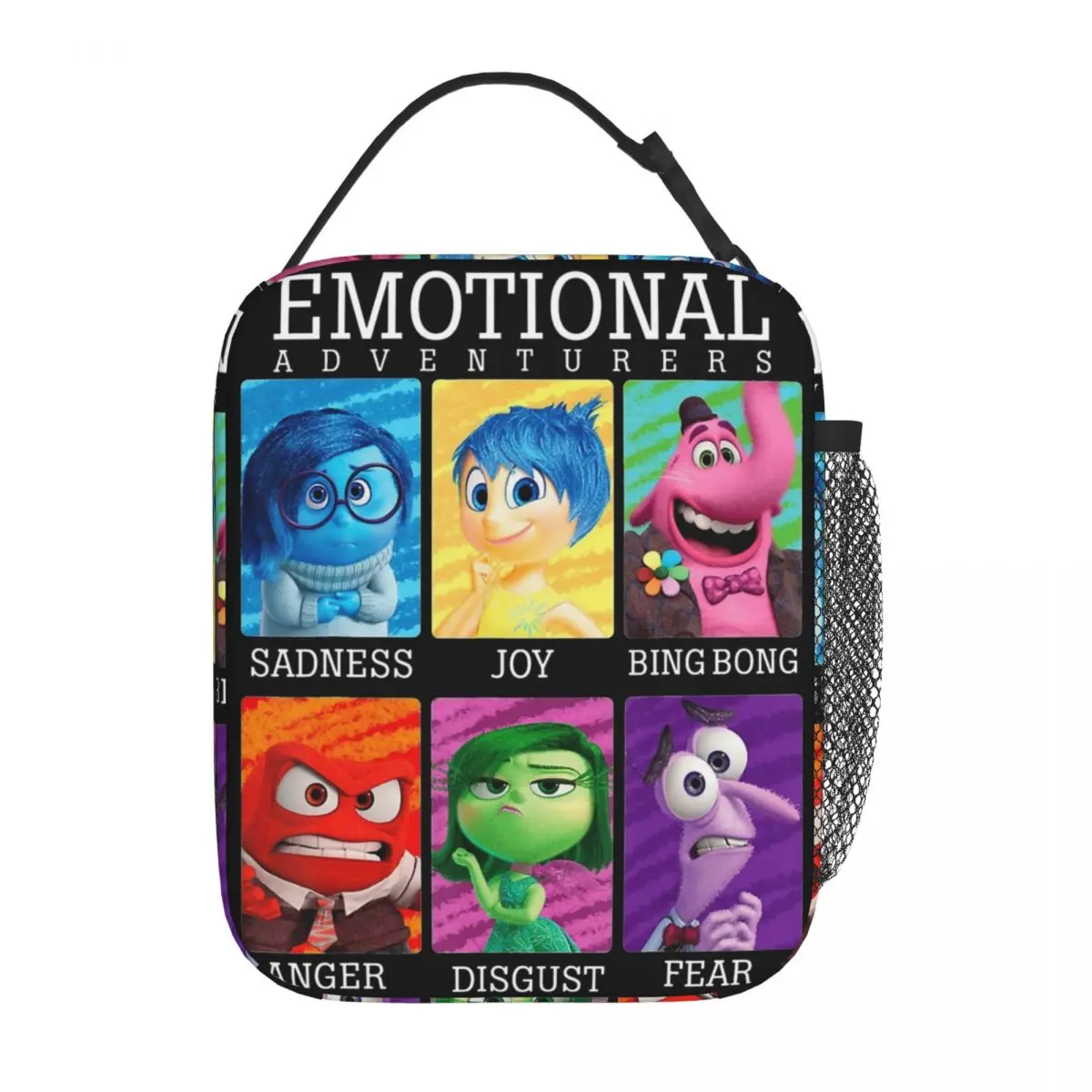 Inside Out 2 Cartoon Emotion Product Insulated Lunch Bag For Picnic Humor Storage Food Boxes Portable Cooler Thermal Lunch Boxes