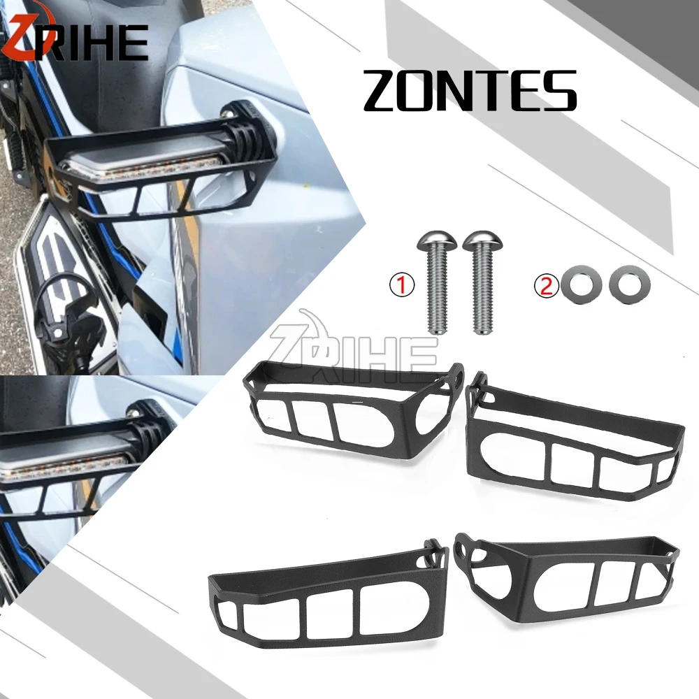 

368G 368-G 368 G 2024 2025 2026 Motorcycle Accessories For ZONTES 368g 368 g Before and after Turn signal light protector Cover
