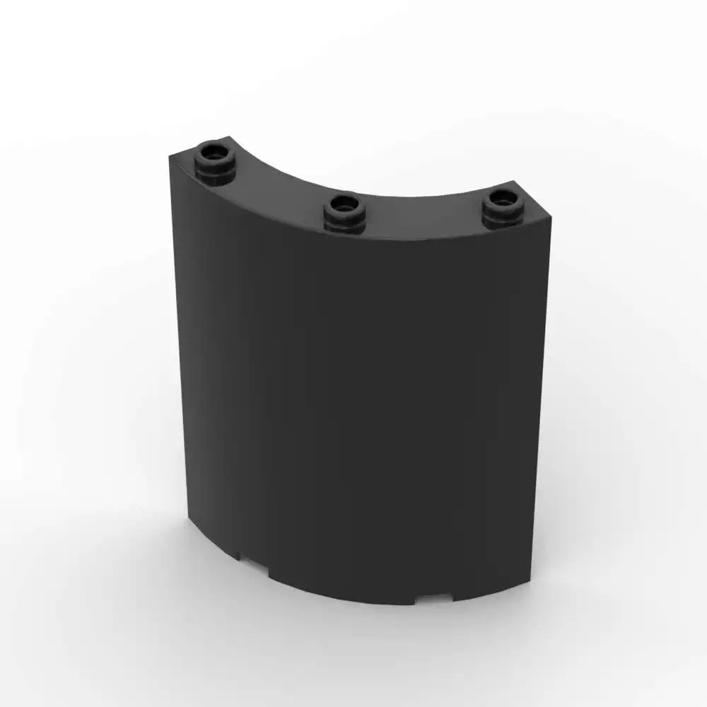 

MOC 10PCS Parts 30562 Cylinder Quarter Round 4x4x6 Building Blocks 46361 Wall Bricks Particle DIY Puzzle Toys Birthday Kid Gifts