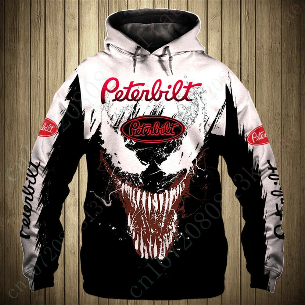 

Peterbilt Zip Hoodie 3D Printing Pullover Anime Hoodies Top Casual Hoodies For Men Women Unisex Clothing Harajuku Sweatshirt