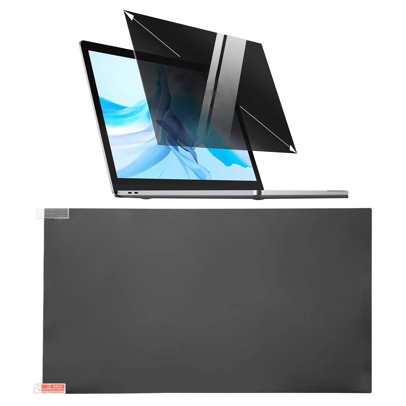 14 Inch Laptop Screen Private Filter Blue Light Filter Prevent Glaring Removable Laptop Screen Protector for Dell for HP