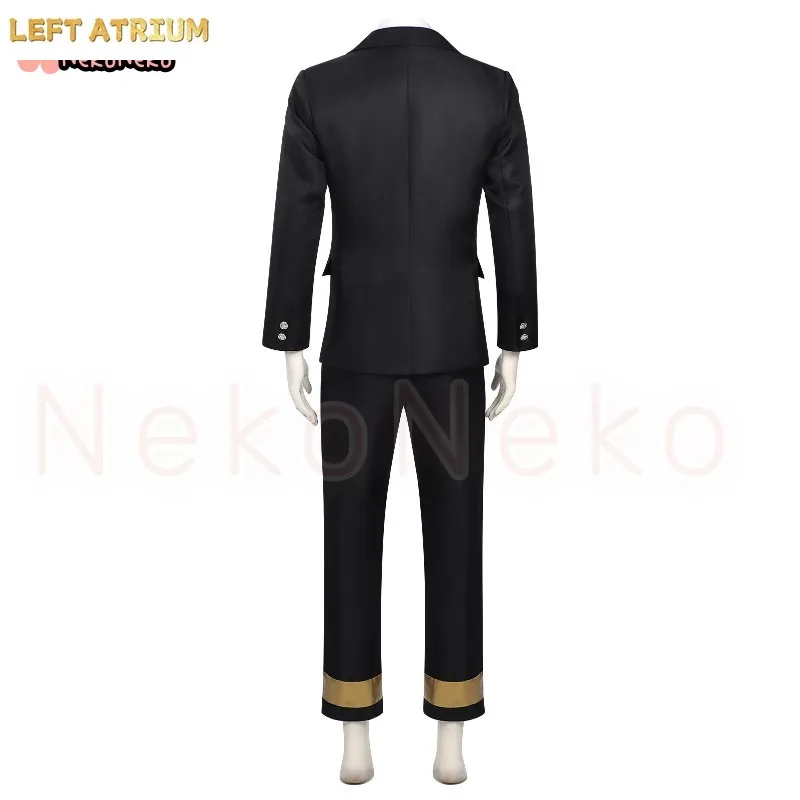 Anime Agents of the Four Seasons: Dance of Spring Itecho Kangetsu Cosplay Costume Wig Black Suits Outfit Halloween Gifts view 4