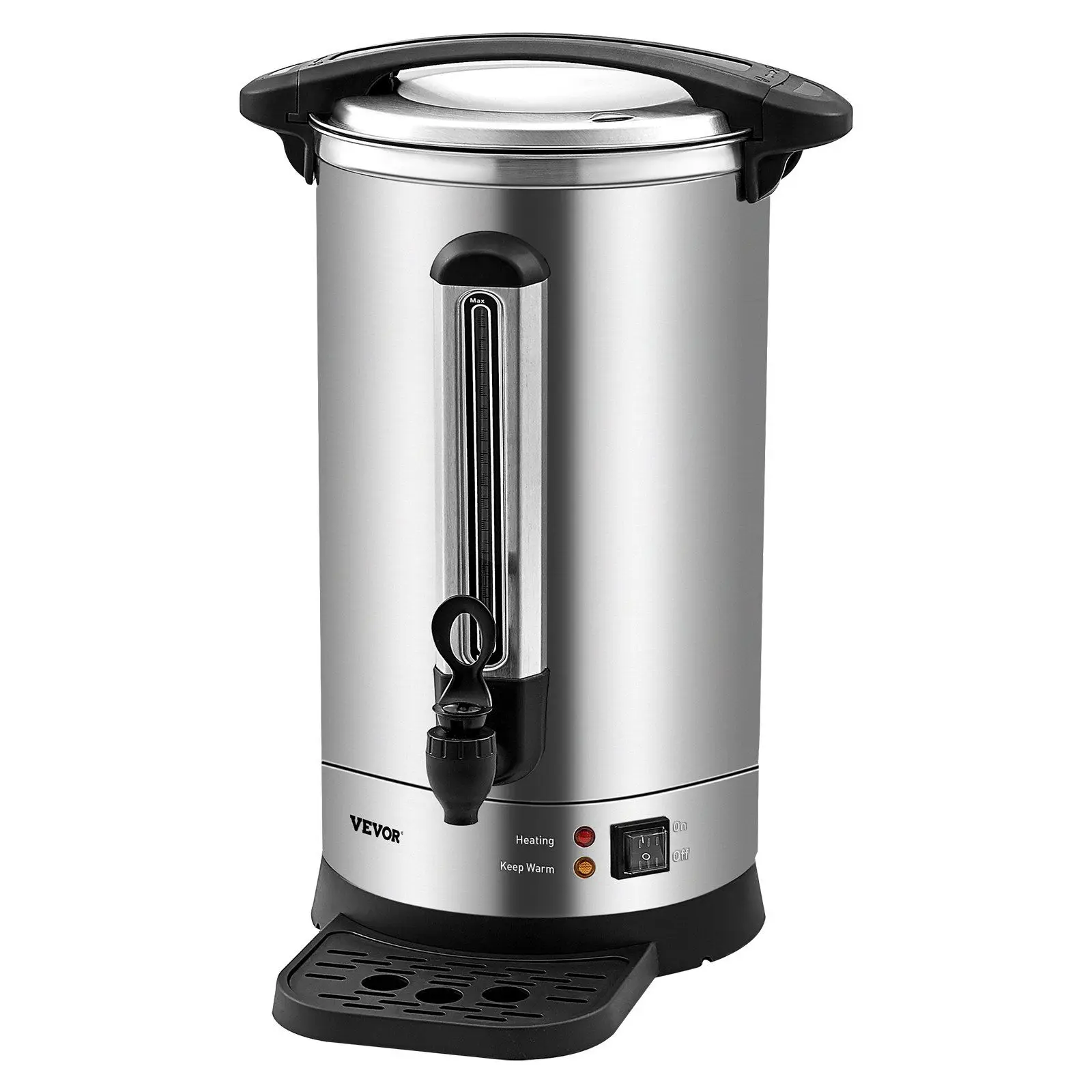 

Commercial Coffee Urn 65 Cup Stainless Steel Coffee Dispenser Fast Brew